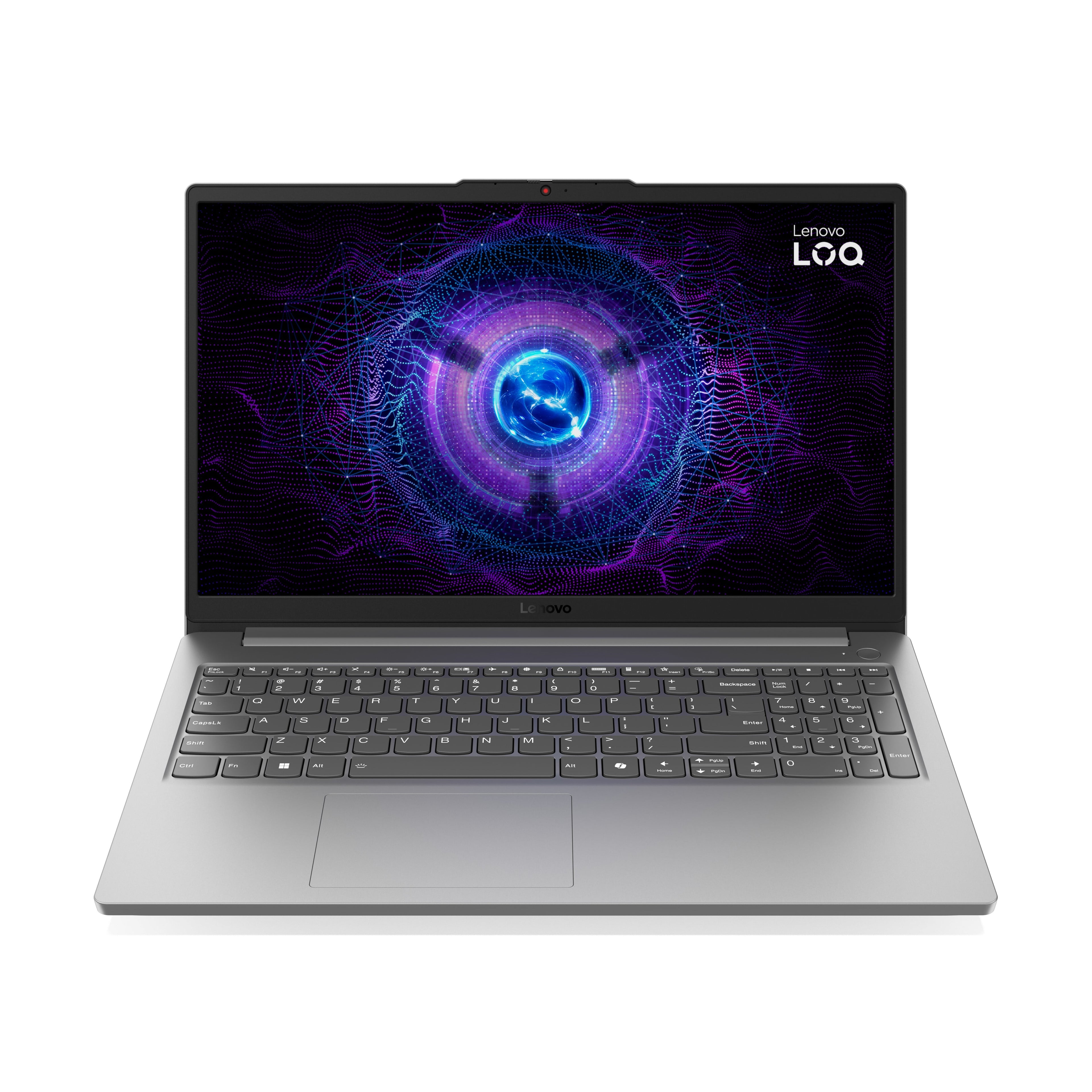 LOQ 15 15.6" 1920 X 1080 FHD 144Hz Gaming Laptop Intel Core I5-12450Hx 12GB RAM DDR5 512GB SSD NVIDIA Geforce RTX 3050 6GB Luna Grey