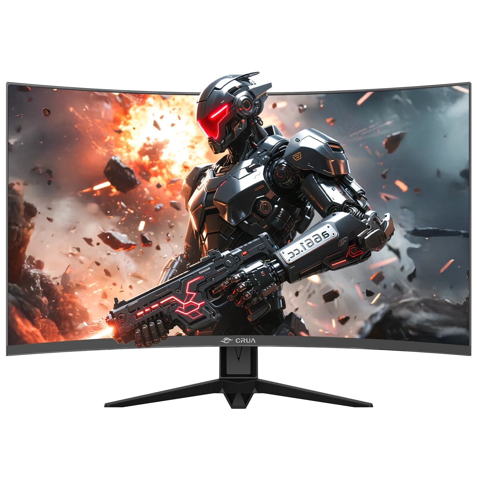 32" 240Hz Curved Gaming Monitor, FHD 1920×1080P, 1800R Ultra-Wide Screen, 120% Srgb, Freesync, Low Blue Light, HDMI 2.0 & DP 1.4, Wall Mountable-Black
