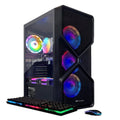 Gaming PC Computer Desktop, RTX 2060S 8G, Intel Core I7 8Th up to 4.1G, 16G DDR4, 1T SSD, 600M Wifi, BT 5.0, RGB Fan X6, Windows 11 Home