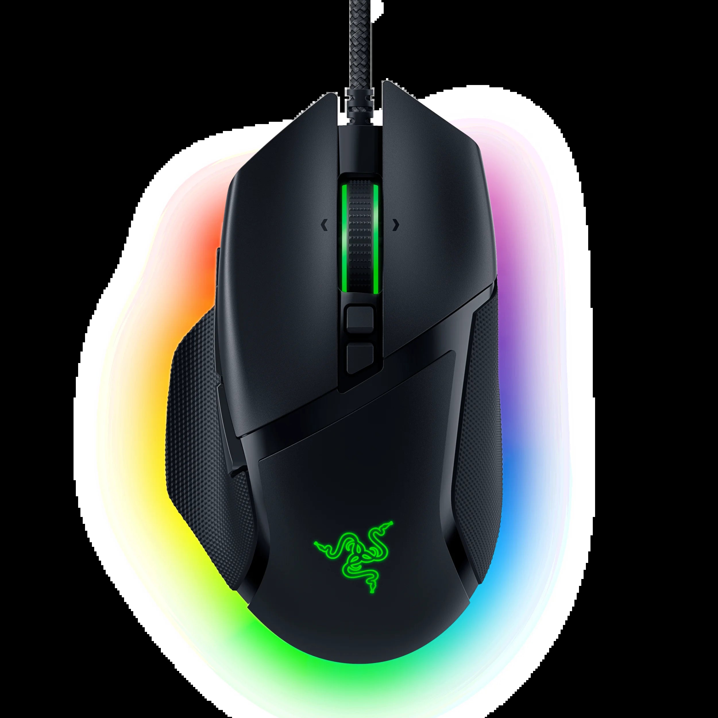 Basilisk V3 Customizable Ergonomic Wired PC Gaming Mouse, Chroma RGB, 26K Optical Sensor, Hyperscroll Tilt Wheel, Black