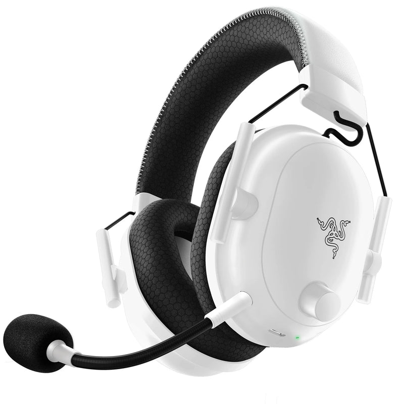 Blackshark V2 Pro Wireless PC Gaming Headset, 2.4Ghz, BT, Hyperspeed Wireless, 70Hr Battery, 320G, White