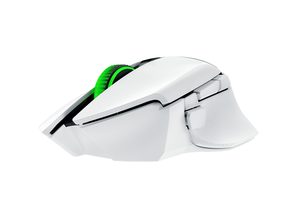 Basilisk V3 X Hyperspeed RBG Optical Bluetooth Gaming Mice, White