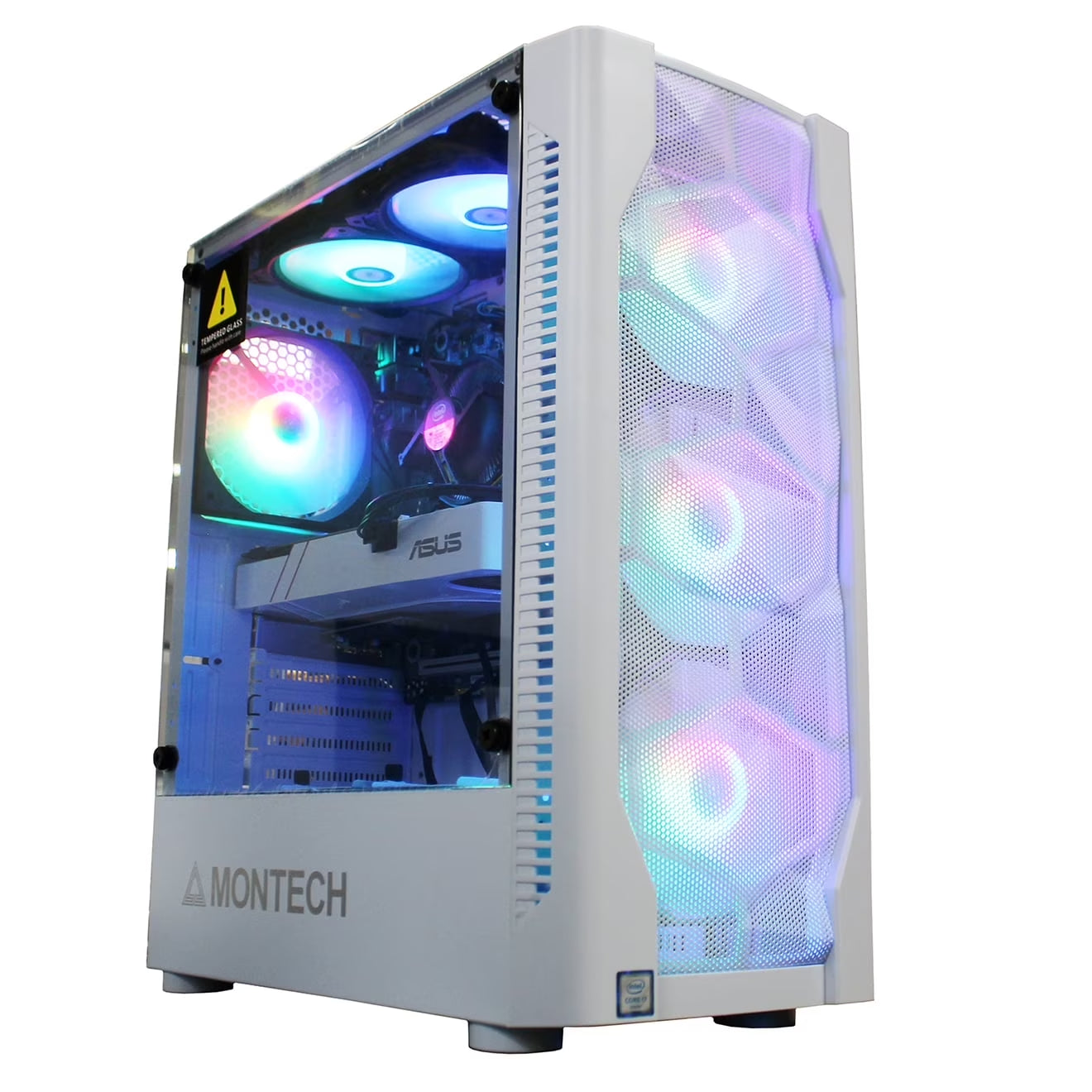Custom  Snowblade Special Edition Gaming PC Intel Core I7-4770 3.4Ghz 16GB DDR3 1TB SSD NVIDIA Geforce GTX 1660 Ti 6GB GDDR6 Wifi 6 BT 5.3 Windows 10 Home