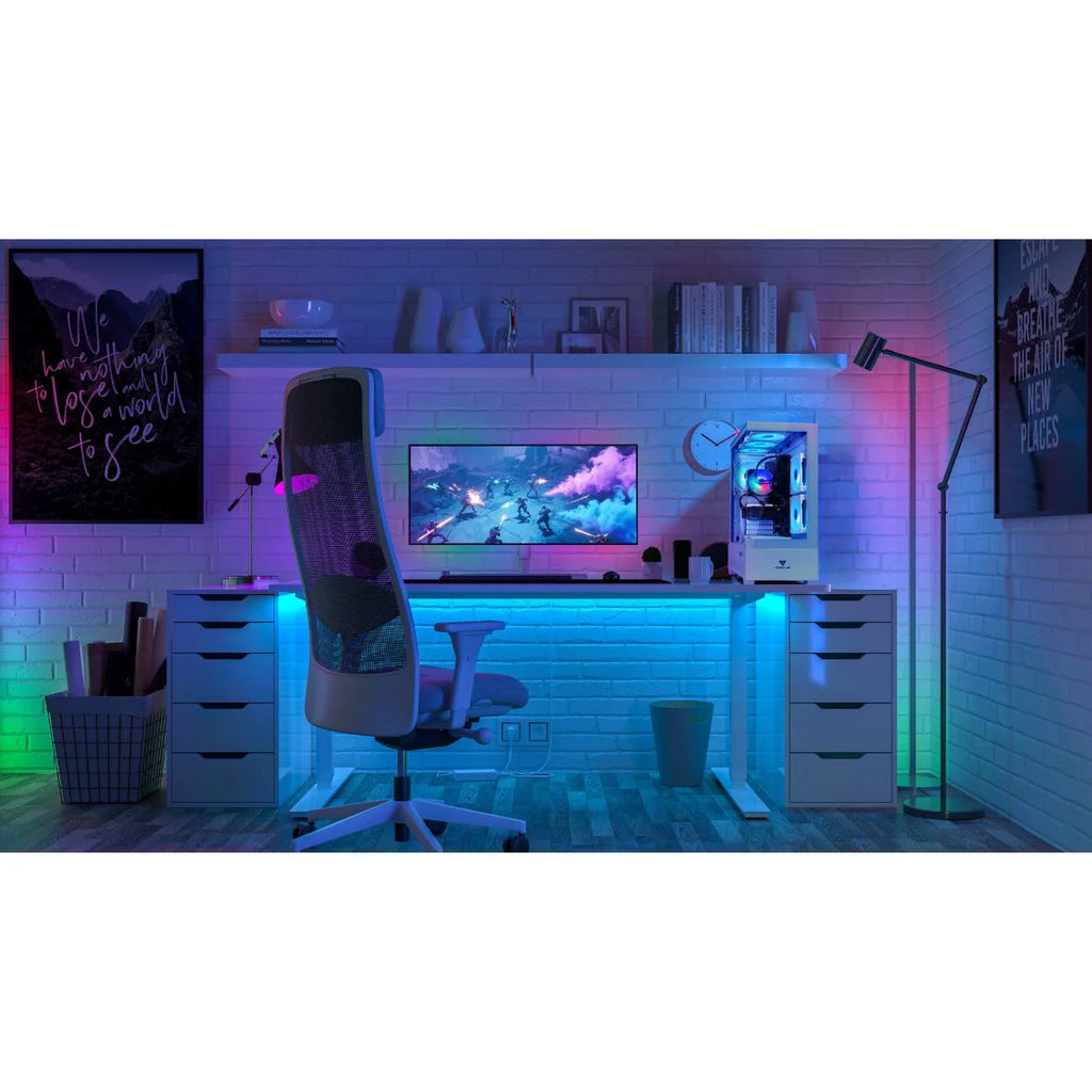 Pre-Built Gaming PC Intel Core I7 up to 4.0Ghz, 16GB RAM, 512GB SSD, 1TB HDD, NVIDIA GT 1030, Windows 11 Pro, ARGB Gaming Computer for Home Office, Daily Use