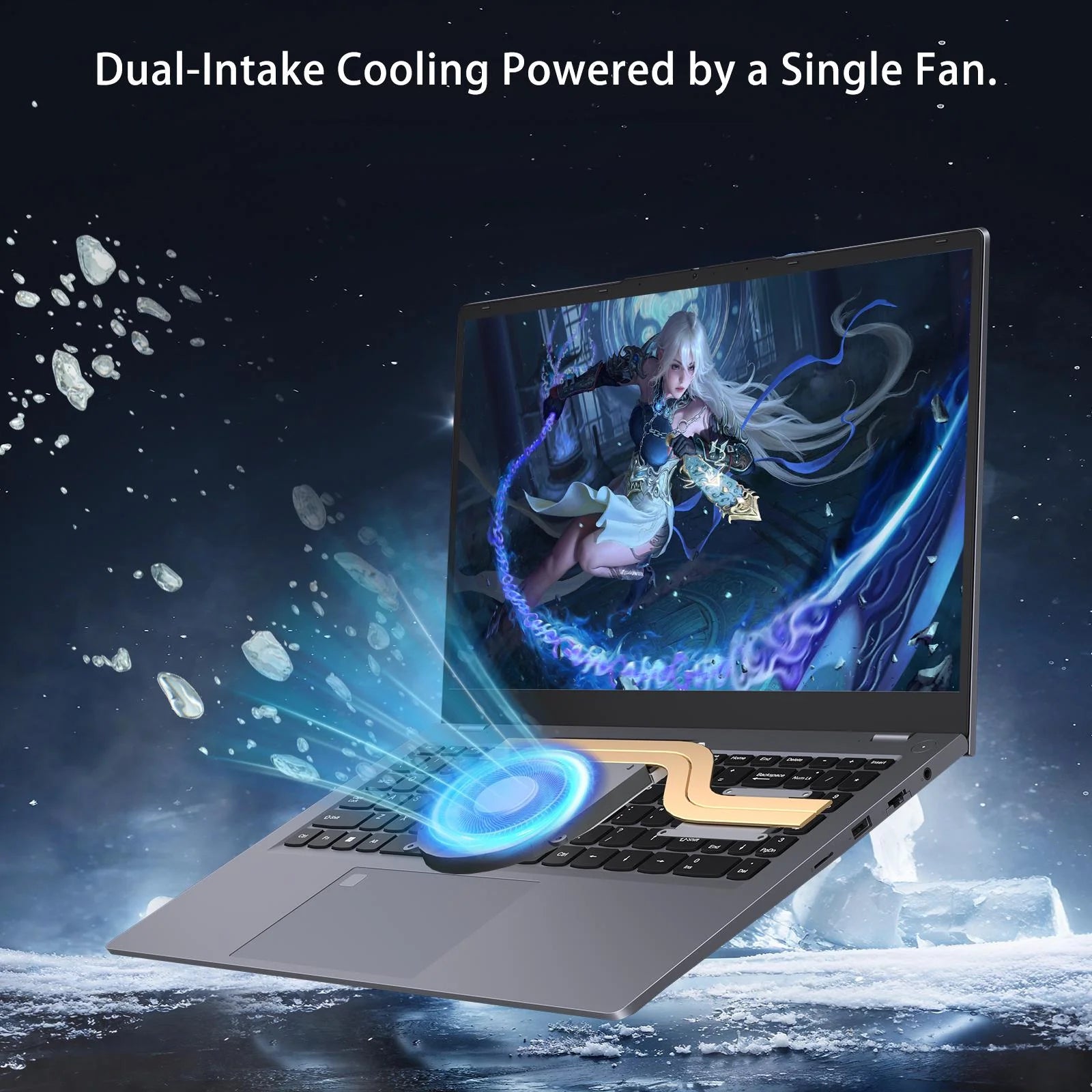 15.6" Laptop, Dual 16GB DDR4 512GB SSD, Intel Core I5 1240P, 12 Core up 4.4Ghz, Office 2024 Fingerprint Backlit KB Wifi 6 BT5.2, Laptop Computer for Business, Student, Light Gaming