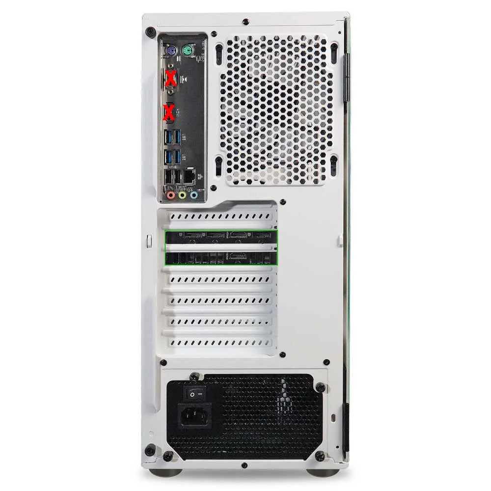 Rebel 3.0 Gaming PC - AMD Ryzen 7 (4.1Ghz), RTX 3060 12GB, 16GB DDR4, 512GB SSD, White