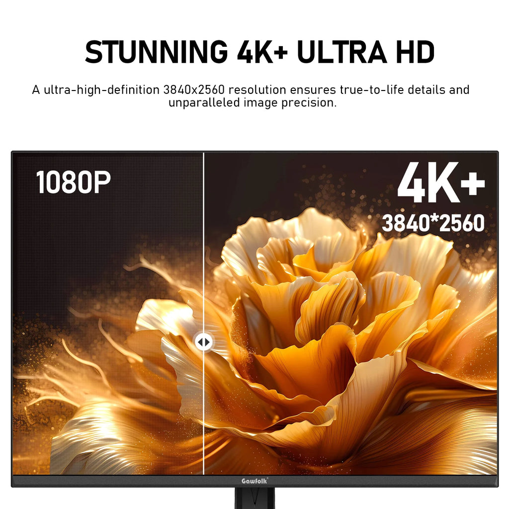28 Inch Monitor 4K UHD IPS, Freesync, Built-In Speakers, HDMI/DP, VESA Tilt - Pc/Laptop Office