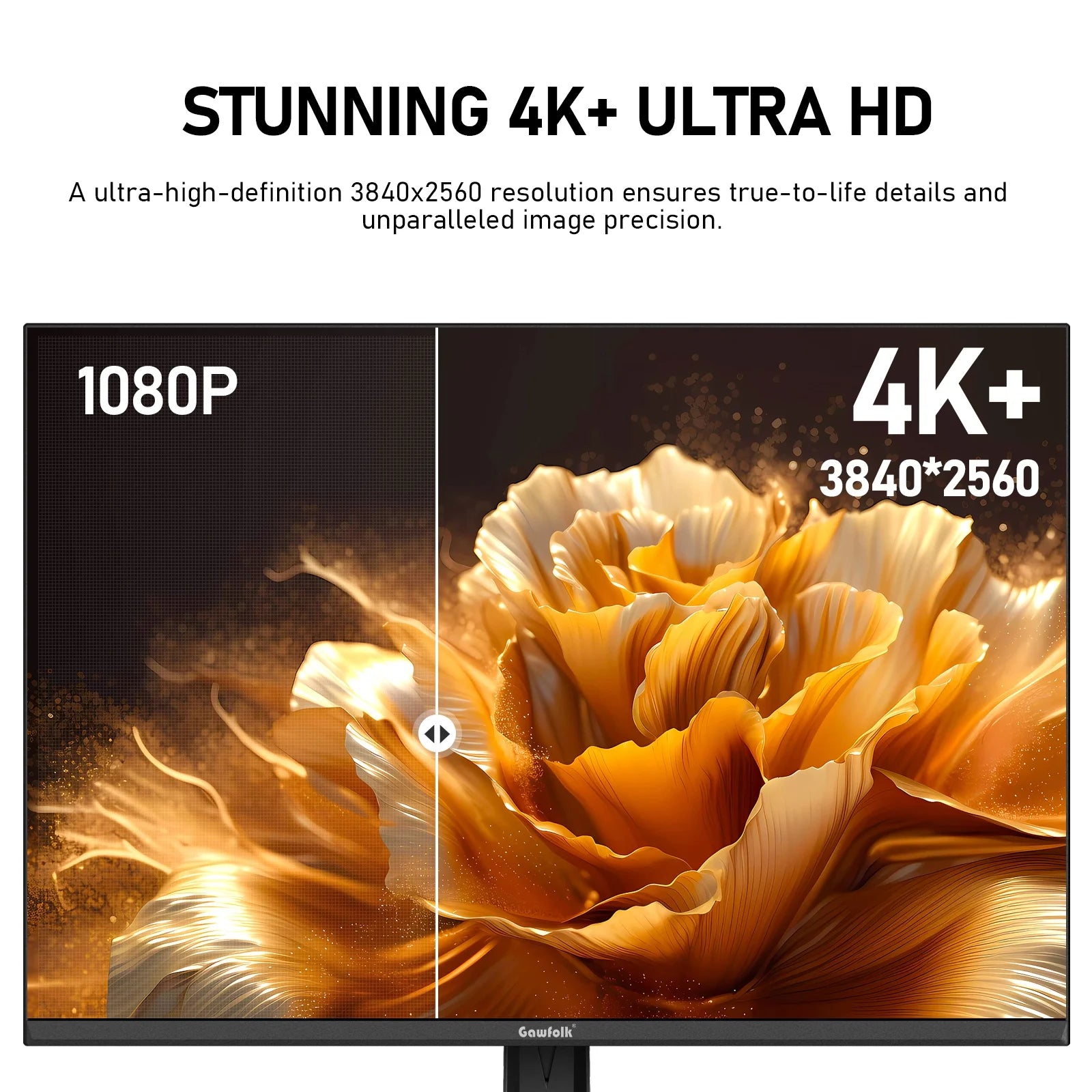 28 Inch Monitor 4K UHD IPS, Freesync, Built-In Speakers, HDMI/DP, VESA Tilt - Pc/Laptop Office