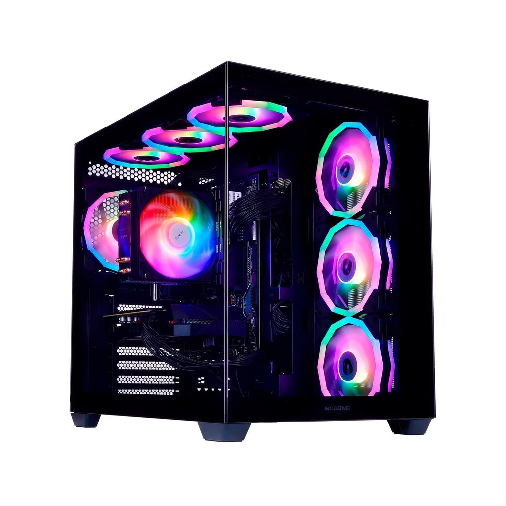 Gaming PC AMD Ryzen 5 5500 NVIDIA Geforce RTX 5060 16GB RAM 1TB SSD 650W Win11 WIFI Desktop Black