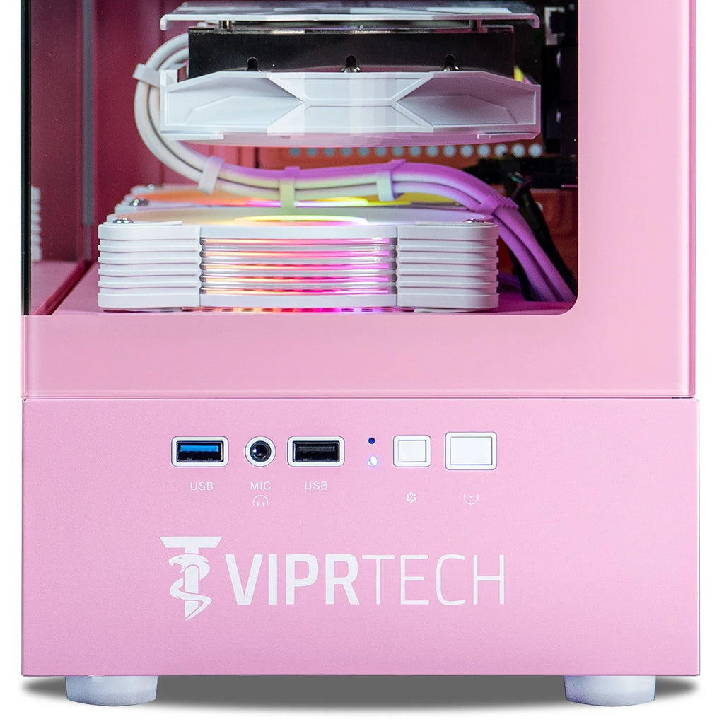 Stryker 3.0 Liquid-Cooled PC - AMD Ryzen 7 (4.1Ghz), RTX 3060 12GB, 16GB DDR4, 1T SSD, Pink
