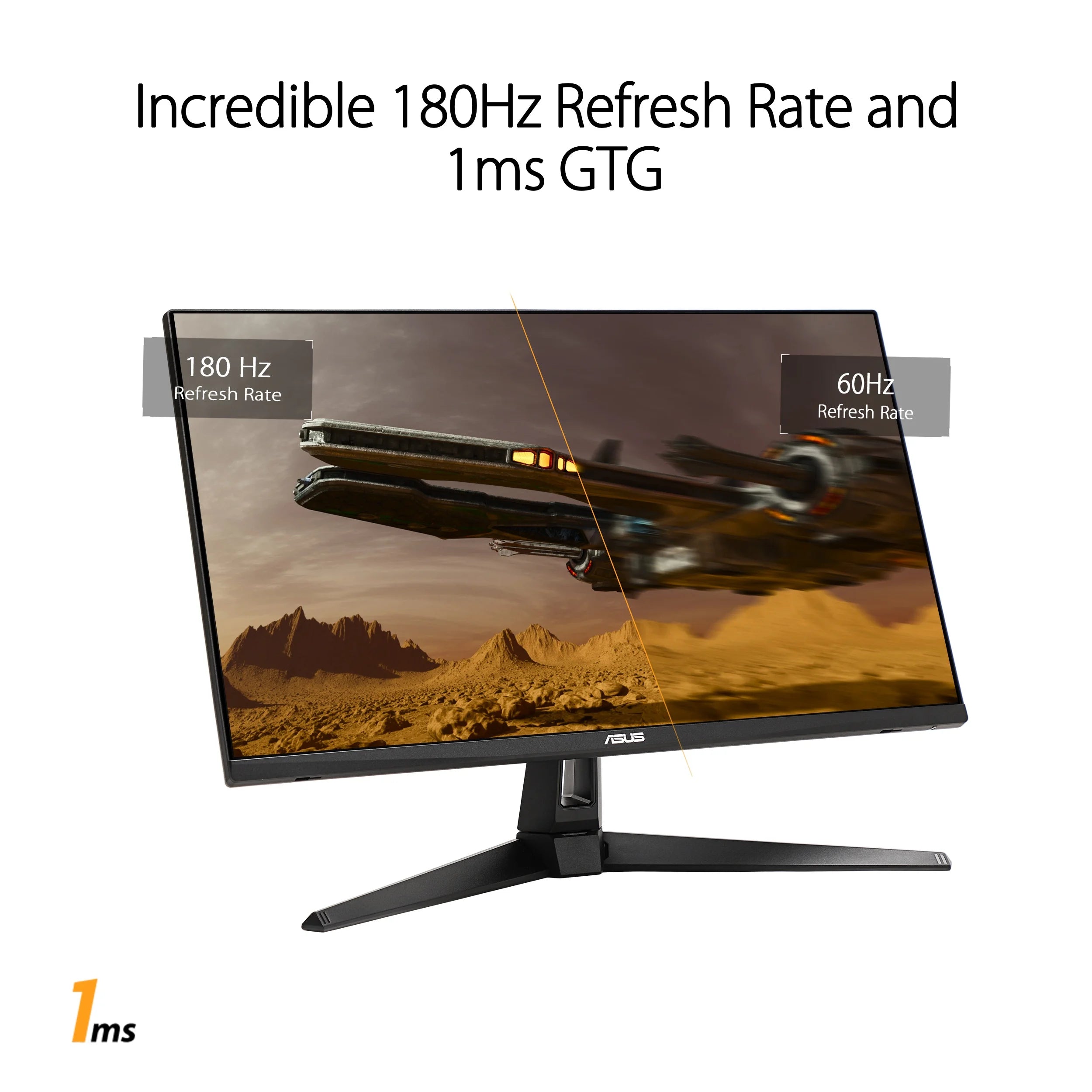 TUF Gaming VG27AQ3AZ Gaming Monitor – 27" QHD (2560X1440), 180Hz, Fast IPS, 1Ms (GTG)