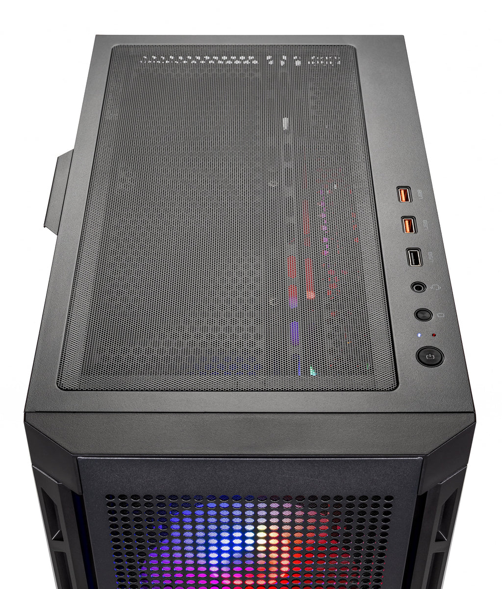 Skytech Blaze4 Mini Gaming PC Desktop AMD Ryzen 5 5500 NVIDIA Geforce RTX 3050 (6GB) 500GB Nvme SSD 16GB DDR4 SDRAM Windows 11