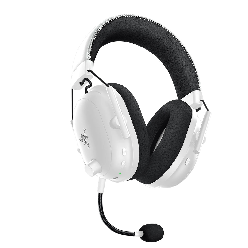 Blackshark V2 Pro Wireless PC Gaming Headset, 2.4Ghz, BT, Hyperspeed Wireless, 70Hr Battery, 320G, White