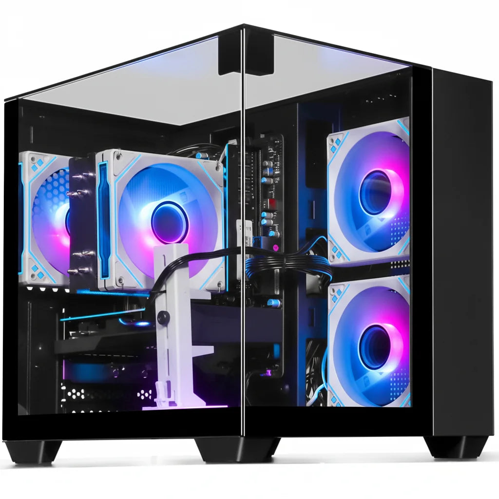 Gaming PC, Ryzen 5 5500, RX 6500 XT 4GB, 16GB DDR4, 1TB SSD, Wifi 6, 1080P Esports