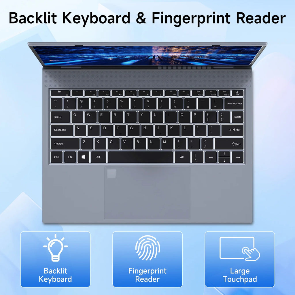 13.5" Windows 11 Pro Business Laptop, 8GB RAM 256GB SSD, Intel Core I7 1065G7, up to 3.9Ghz, 2.5K UHD 16:10 Display Fingerprint Backlit Keyboard Wifi5 BT 5.0 for Student, Business, Gaming