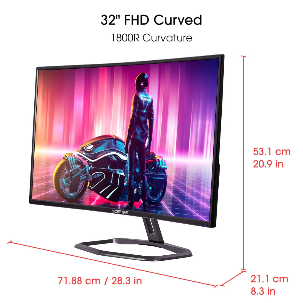 New 32-Inch Curved Gaming Monitor 240Hz DP X2 HDMI X2 Build-In Speakers 2026