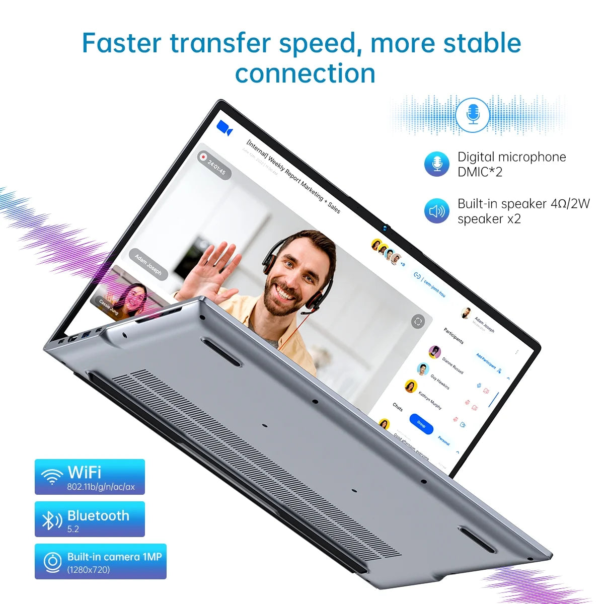 Laptop 17.3 FHD Gaming Laptop,Amd Ryzen 3 4300U, 16GB RAM, 512GB SSD, Windows 11 Pro, Graphite, Wifi 6, Backlit KB, Gray