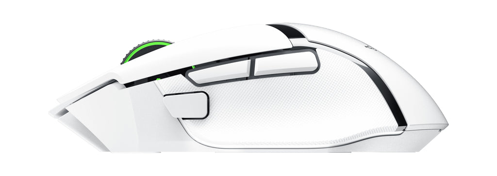 Basilisk V3 X Hyperspeed RBG Optical Bluetooth Gaming Mice, White
