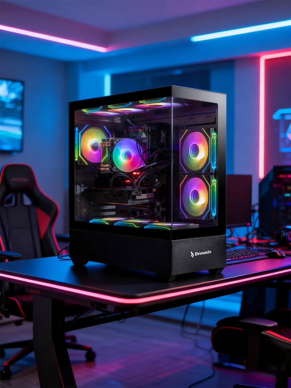 High-Performance Gaming Pc,Intel Xeon E5 12-Core, NVIDIA GTX 1080 Ti 11GB GPU, 64GB RAM, 512GB SSD + 4TB HDD, 650W PSU, Windows 11 Pro,Rgb Keyboard & Mouse,Gaming Computer Tower for Gamer,Streaming