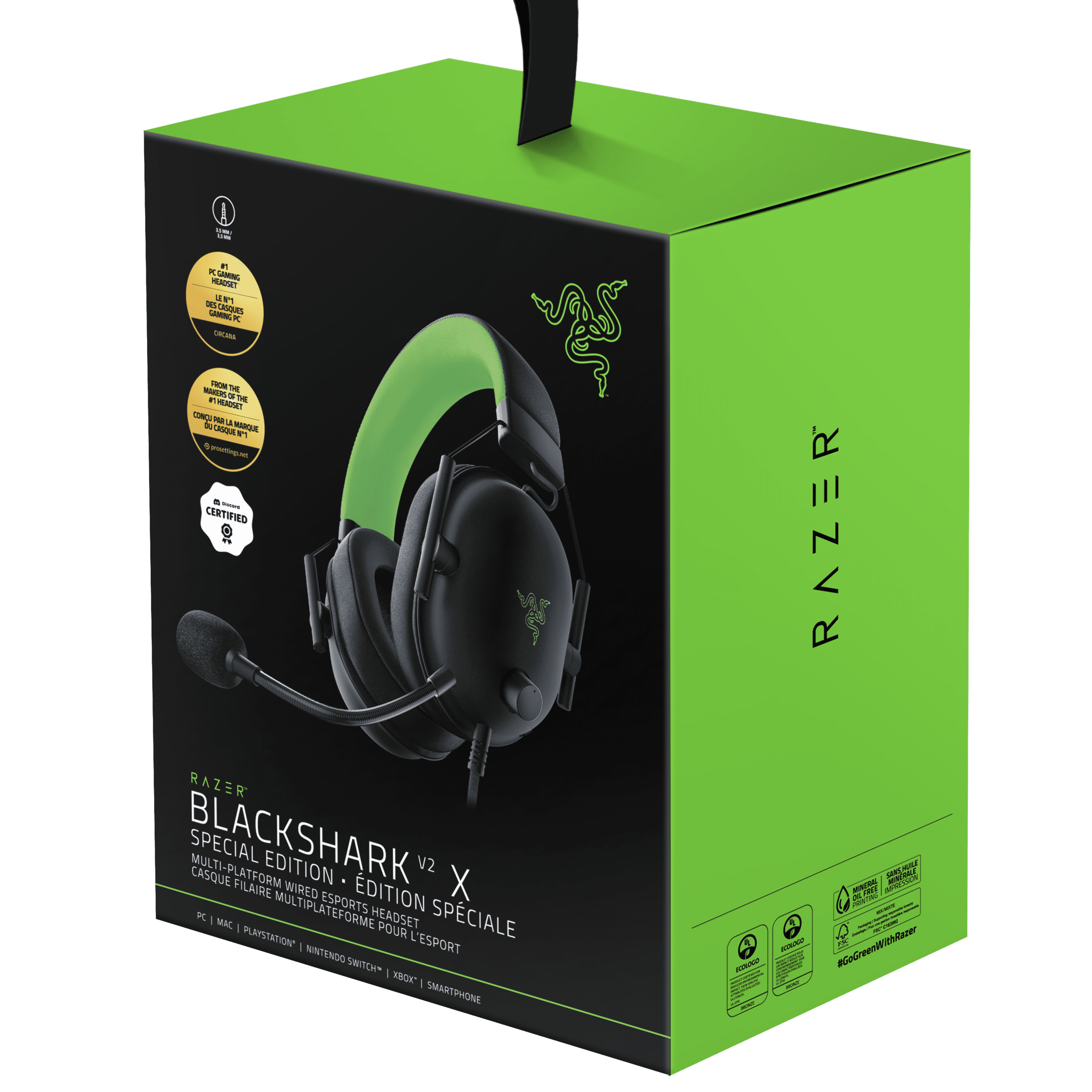 Blackshark V2 X Wired Esports Multi-Platform Headset, 3.5Mm, Special Edition