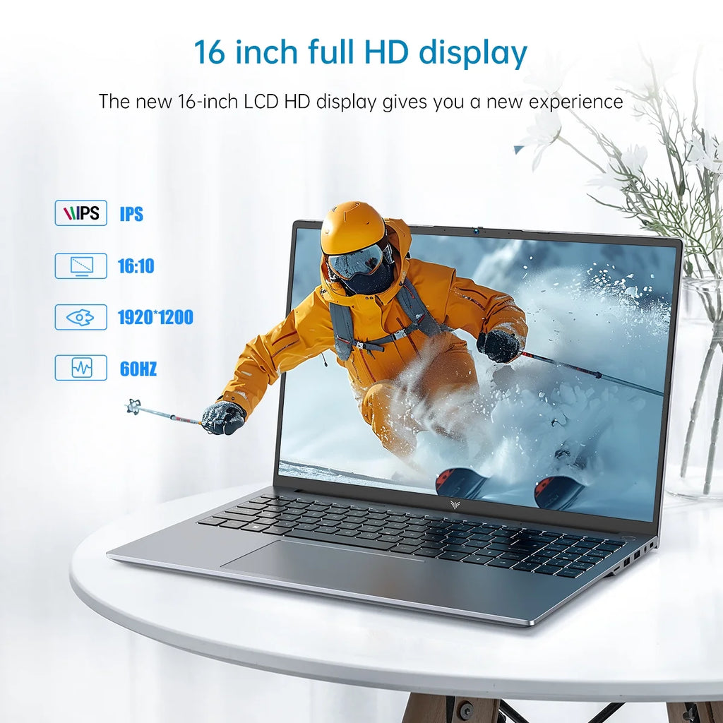 Laptop 17.3 FHD Gaming Laptop,Amd Ryzen 3 4300U, 16GB RAM, 512GB SSD, Windows 11 Pro, Graphite, Wifi 6, Backlit KB, Gray