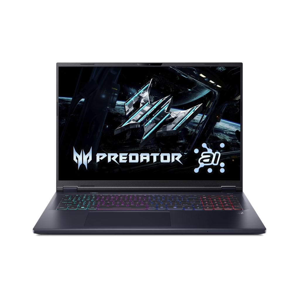Predator Helios Neo 18 AI 18” WQXGA IPS 240Hz Gaming Laptop, Intel Core Ultra 9 Processor 275HX, NVIDIA Geforce RTX 5070 Ti with 12GB GDDR7 VRAM, 16GB RAM, 1TB Pcie Gen 4 SSD, Abyssal Black