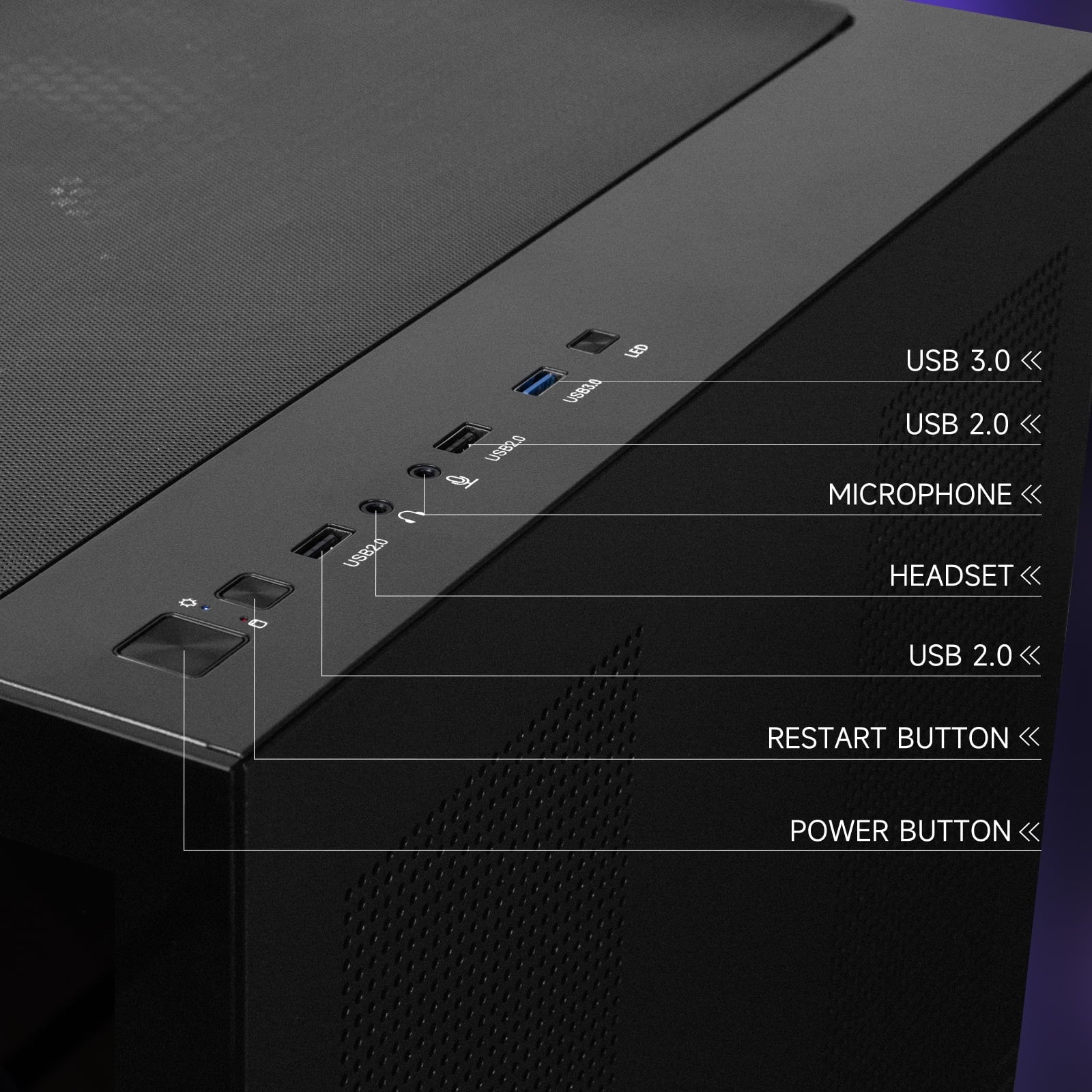 Speedra Gaming Desktop PC, AMD Ryzen 7 5700X, Nvidia RTX 5060, 16GB RAM, 1TB SSD, Wifi, Windows 11 Home,Prebuilt Pc Computer,New