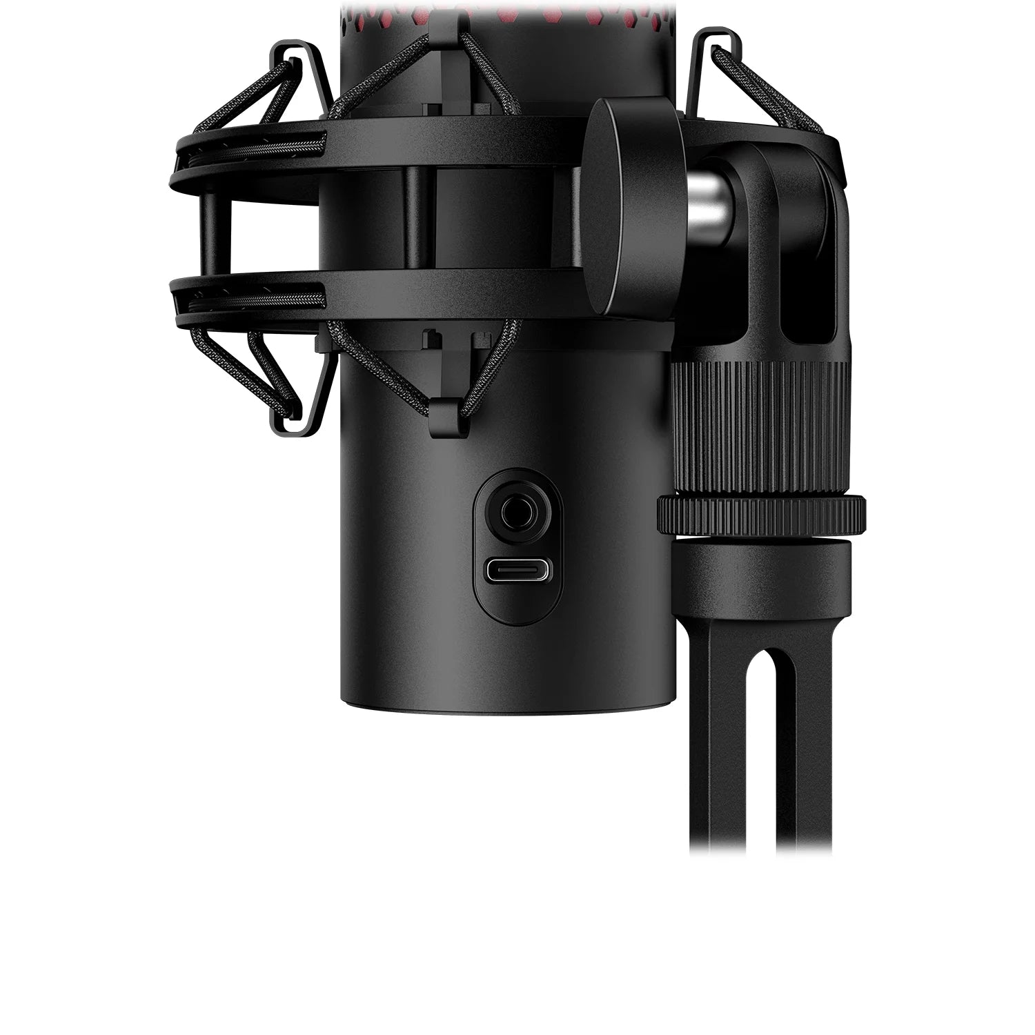 Quadcast 2 - USB Microphone for Gaming, Streaming and Podcasting, with On-Board Controls, LED Lighting, Quick Release Shock Mount and Built-In Arm/Stand Mount, PC, Mac, PS5, PS4, USB-C - Black