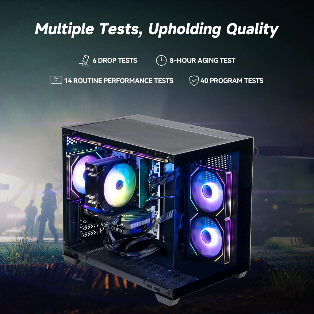 Gaming Desktop Pc,Intel I5 12400F,RTX 4060,1TB SSD Nvme, 16G RAM, Win11 Home