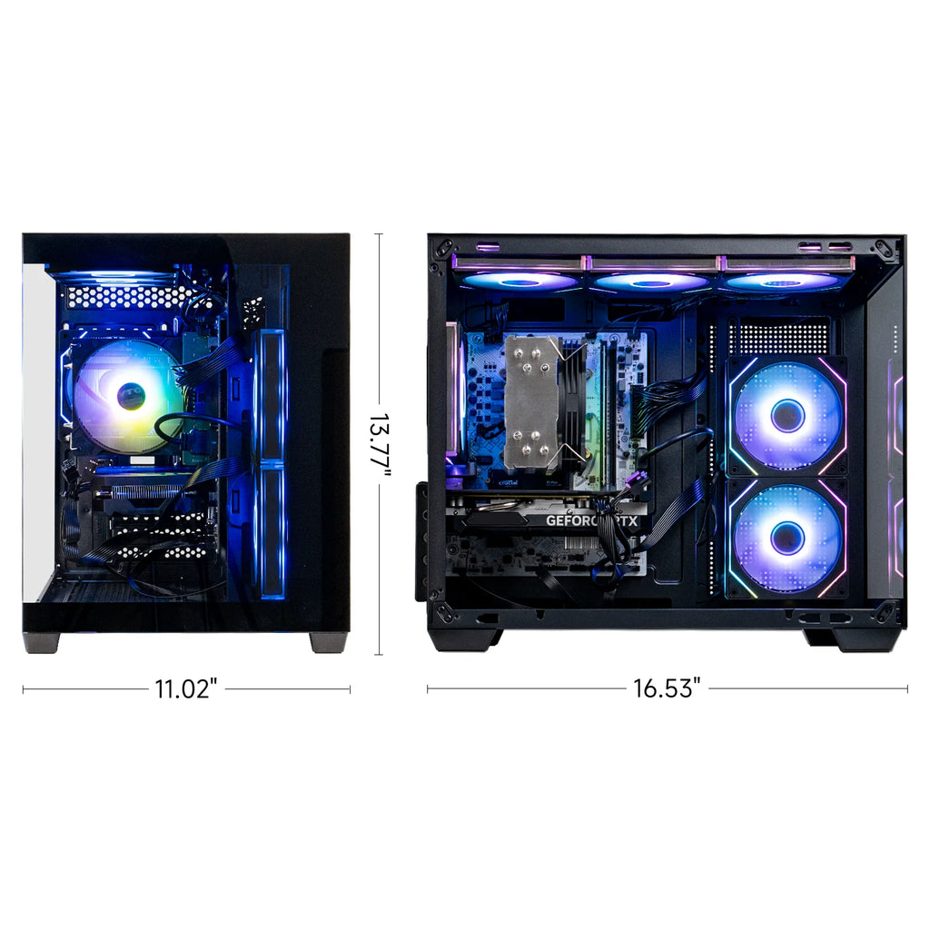 Gaming Desktop Pc,Intel I5 12400F,RTX 4060,1TB SSD Nvme, 16G RAM, Win11 Home