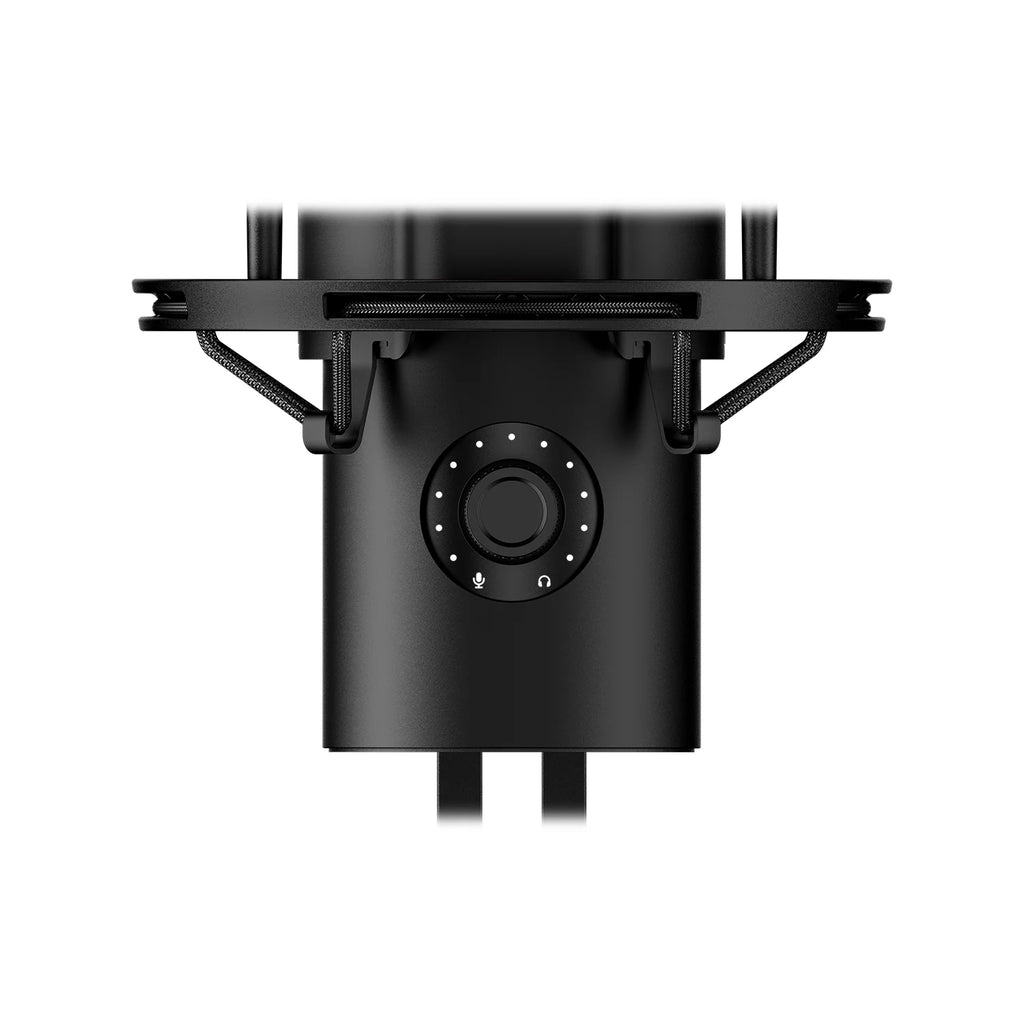 Quadcast 2 - USB Microphone for Gaming, Streaming and Podcasting, with On-Board Controls, LED Lighting, Quick Release Shock Mount and Built-In Arm/Stand Mount, PC, Mac, PS5, PS4, USB-C - Black