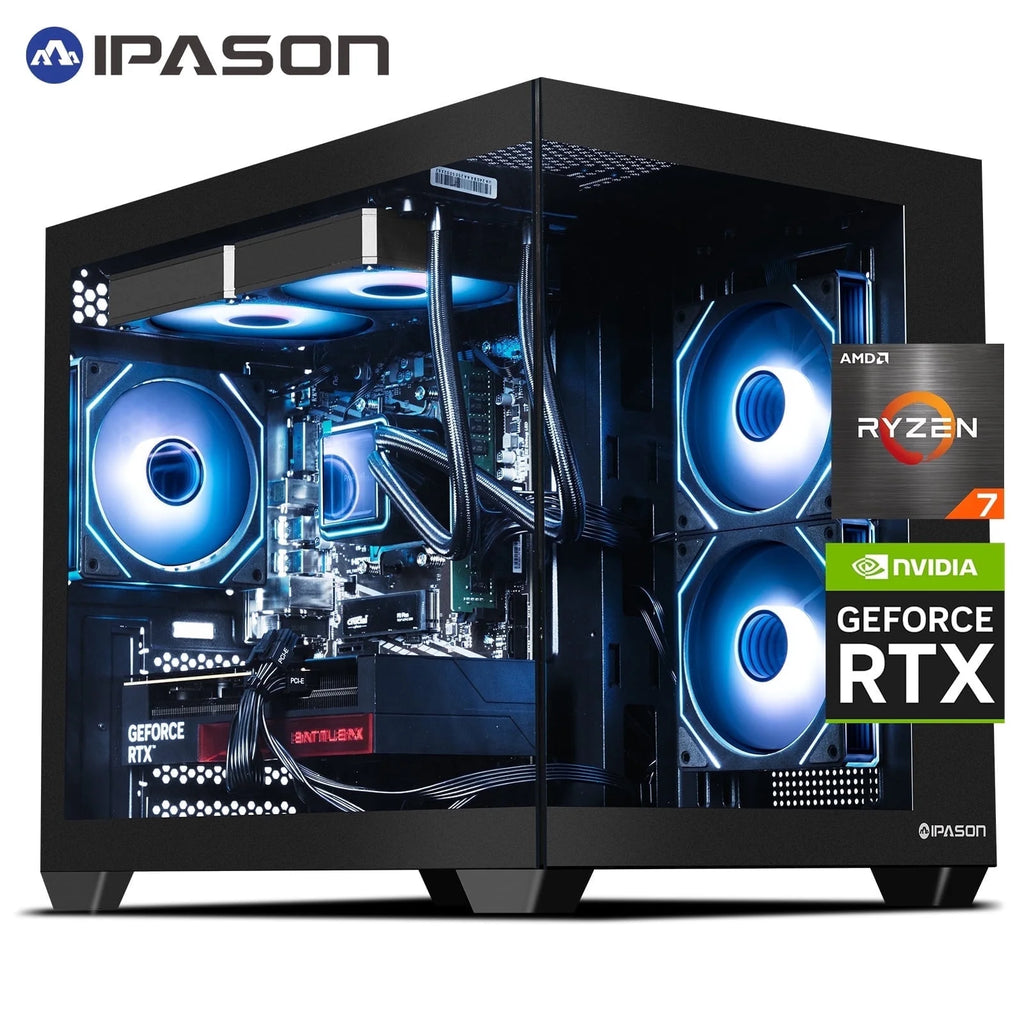 Speedra Gaming Desktop PC, AMD Ryzen 7 5700X, Nvidia RTX 5060, 16GB RAM, 1TB SSD, Wifi, Windows 11 Home,Prebuilt Pc Computer,New