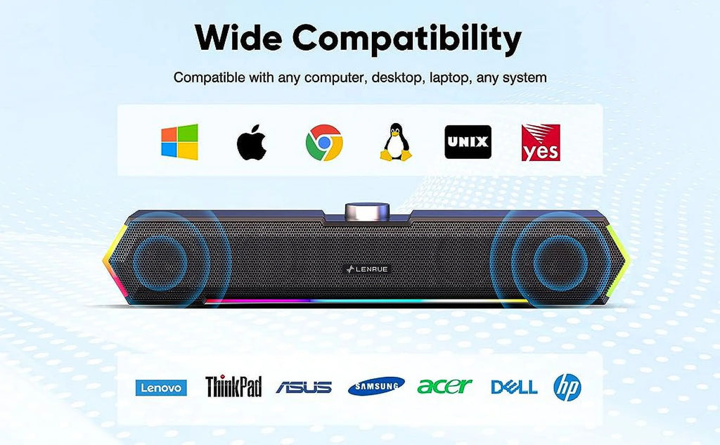 Speakers for Desktop, USB C/USB Powered