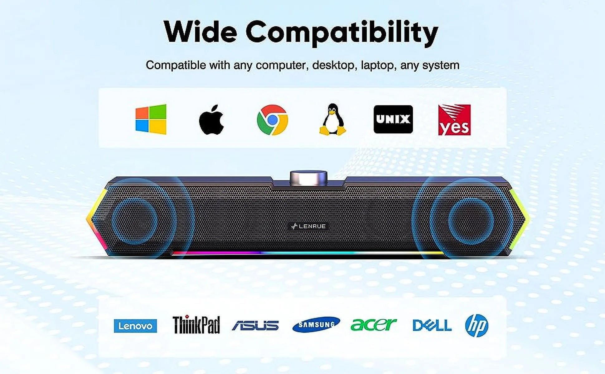 Speakers for Desktop, USB C/USB Powered