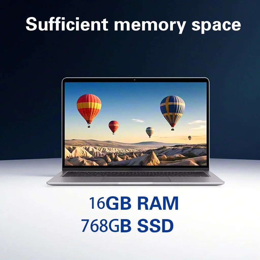 Laptop 15.6 FHD Gaming Laptop, AMD Ryzen 7 5825U, 16GB RAM, 768GB SSD, Windows 11, Graphite, Wifi 5, Backlit Kb,Gray