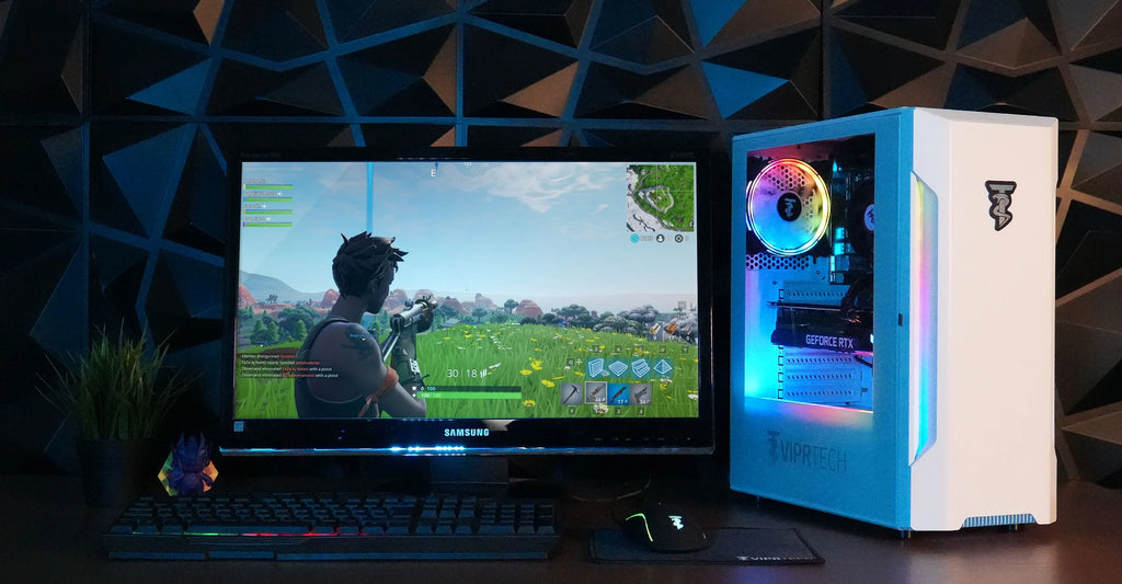 Rebel 4.0 Gaming PC - AMD Ryzen 7 (4.1Ghz), RTX 4060 8GB, 16GB DDR4, 1TB SSD, Desktop White