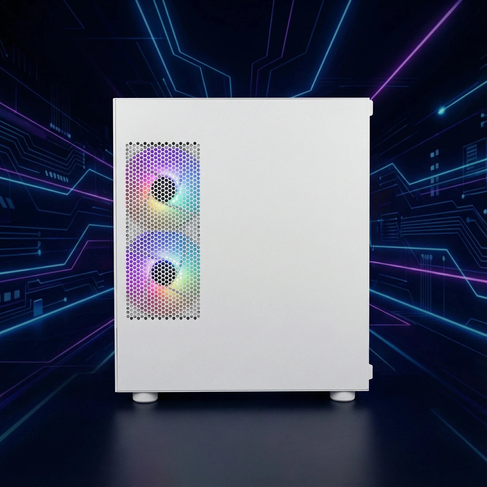 Gaming PC Desktop Computer, I7 4790, Radeon RX 580 8G, 16G DDR3, 512GB M.2 SSD, 550W 80PLUS Bronze PSU, Wifi 5, RGB Fan X5, Windows 11 Home