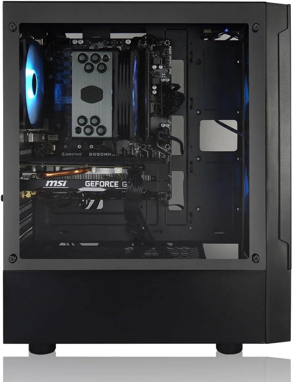AVGPC Max Gaming PC - AMD RYZEN 5 5600X 6-Core, Nvidia Geforce RTX 5060, 16GB RAM, 1TB M.2 Nvme SSD, Hyper 212 Cooler Windows 11 Black