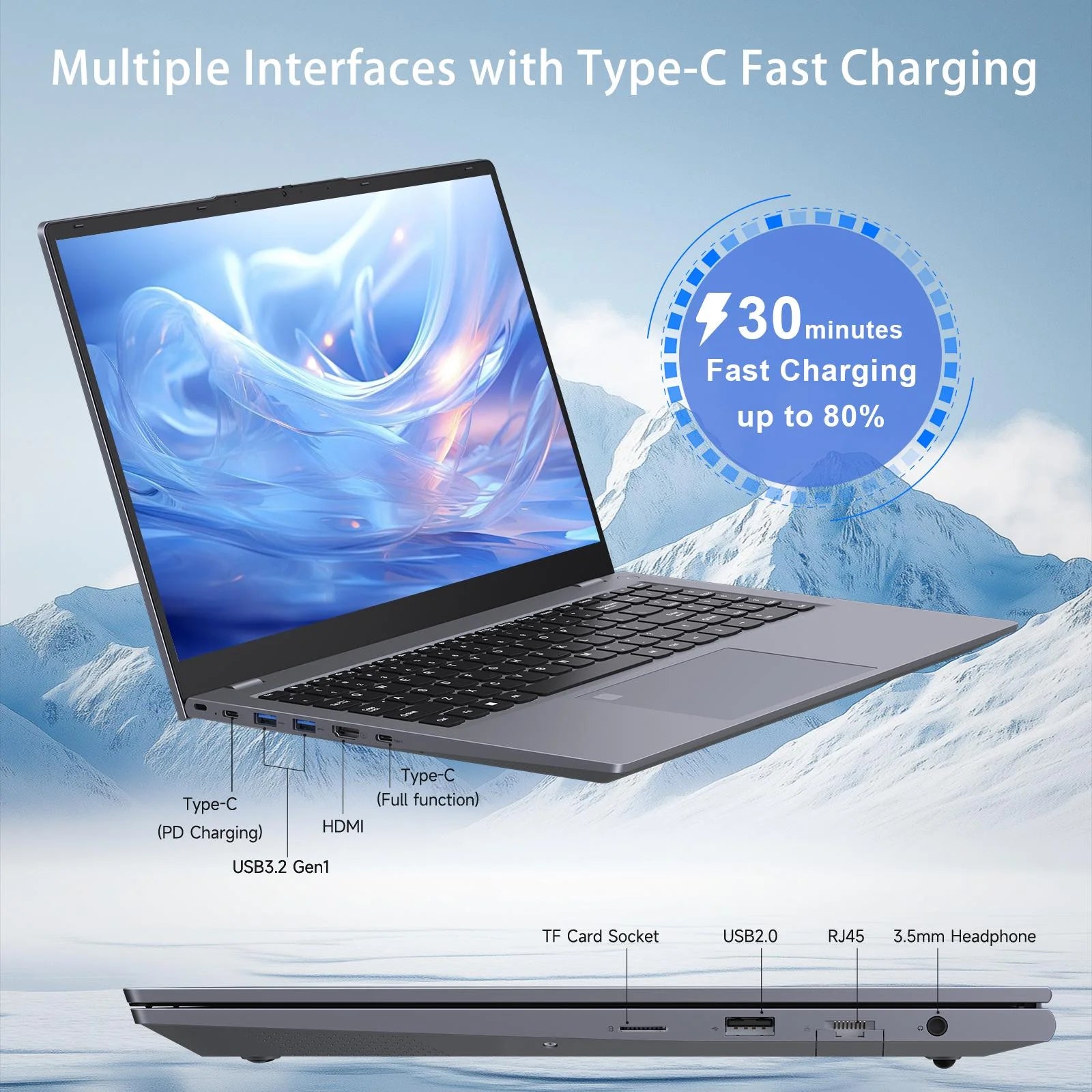 15.6" Laptop, Dual 16GB DDR4 512GB SSD, Intel Core I5 1240P, 12 Core up 4.4Ghz, Office 2024 Fingerprint Backlit KB Wifi 6 BT5.2, Laptop Computer for Business, Student, Light Gaming