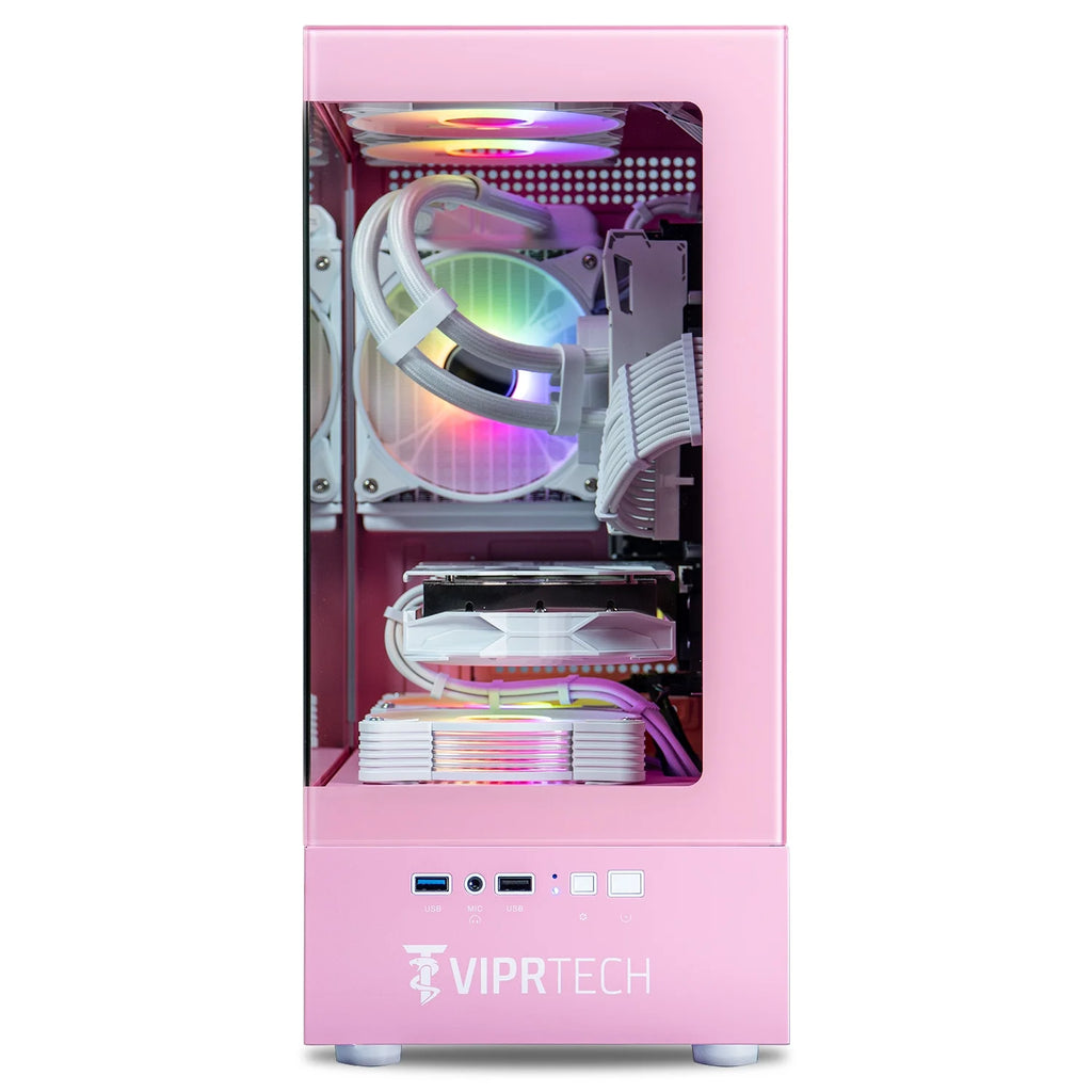 Stryker 3.0 Liquid-Cooled PC - AMD Ryzen 7 (4.1Ghz), RTX 3060 12GB, 16GB DDR4, 1T SSD, Pink