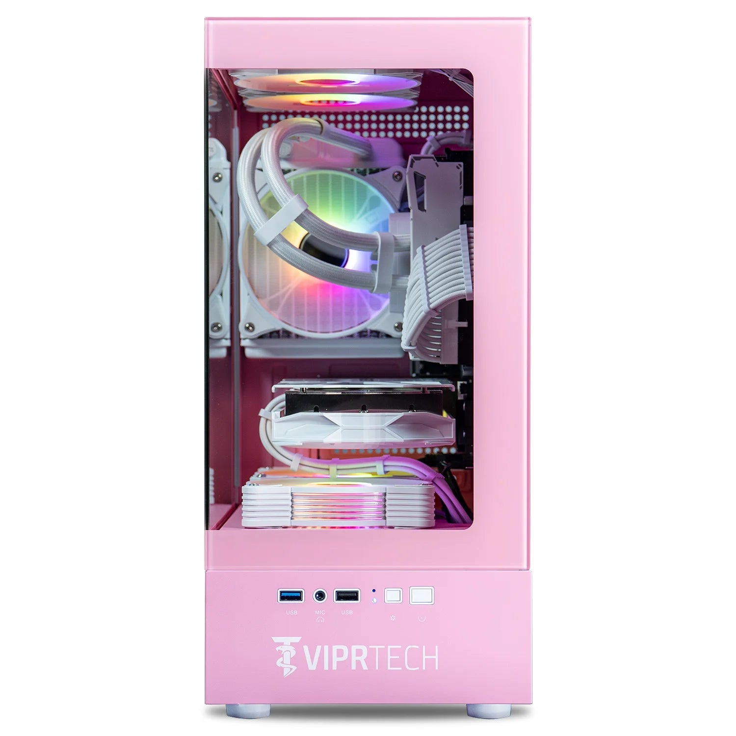 Stryker 3.0 Liquid-Cooled PC - AMD Ryzen 7 (4.1Ghz), RTX 3060 12GB, 16GB DDR4, 1T SSD, Pink
