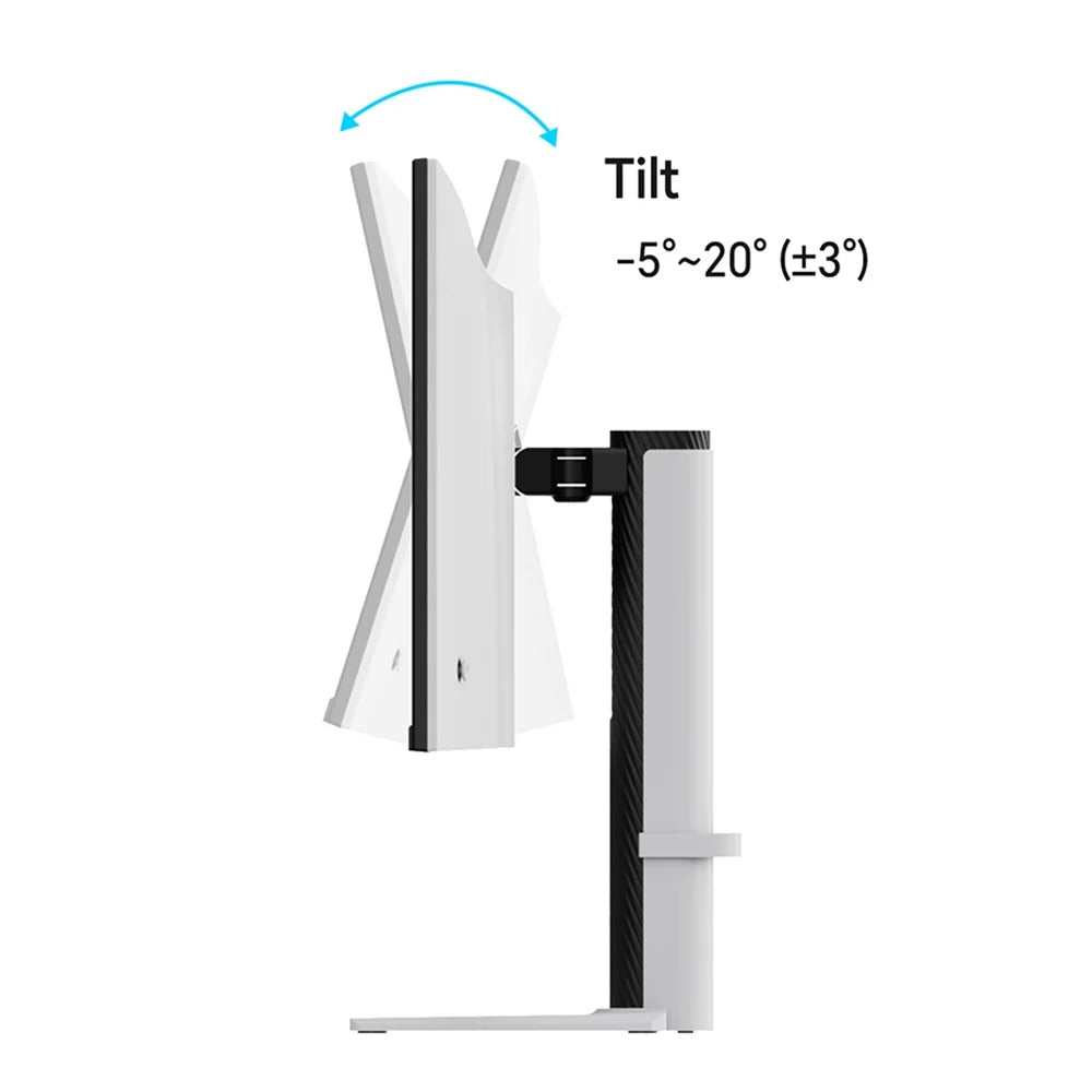 H27T6 27" QHD 210Hz Gaming Monitor, 1440P Monitor with Speakersfast IPS, 1Ms, HDR400, Freesync & G-Sync Compatible, VESA, Tilt & Swivel & Height Adjustable, 1440P, Black