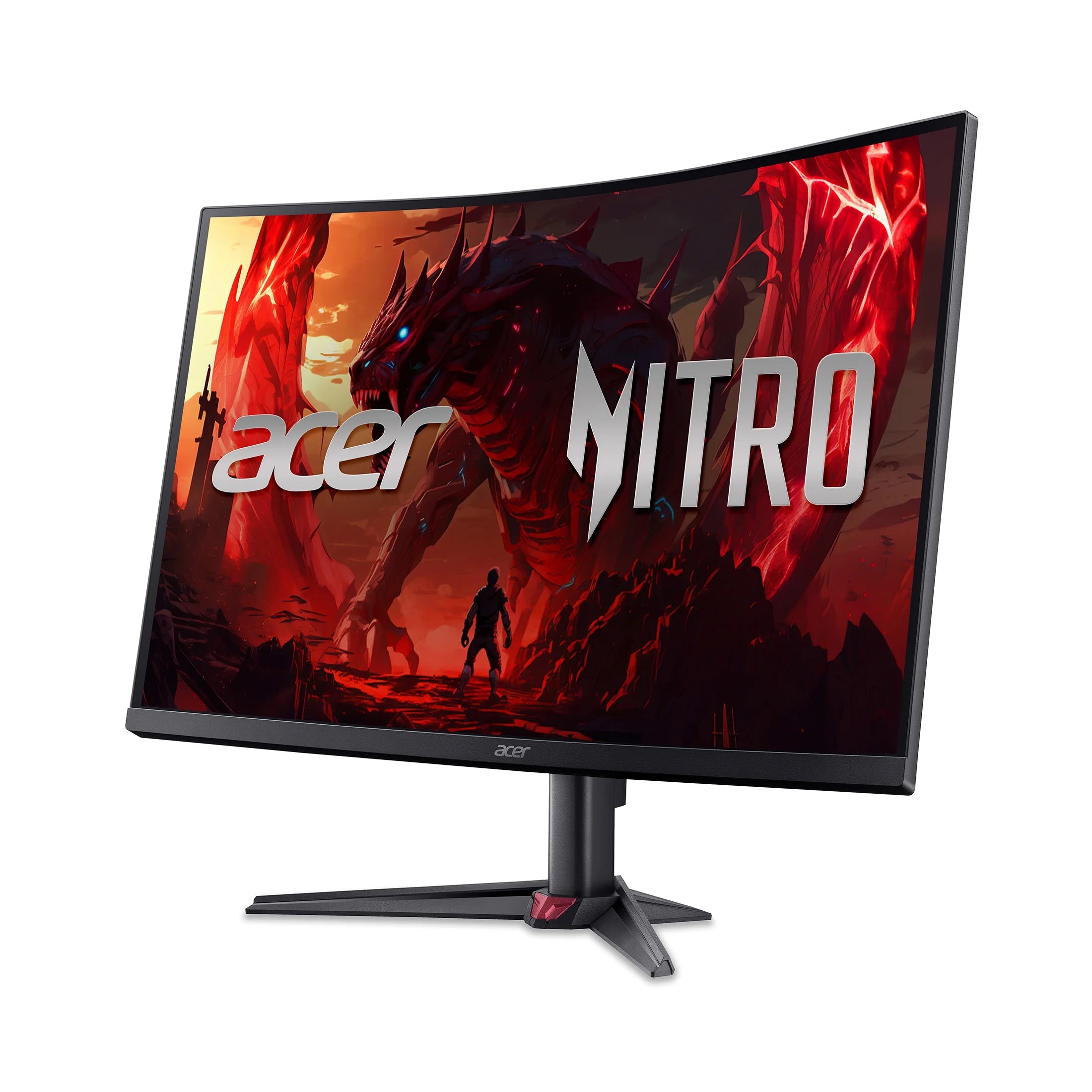 Nitro 31.5" (2560 X 1440) WQHD 1000R Curved 180Hz Gaming Monitor, AMD Freesync Technology, ED323QU P2Bmiipx, New