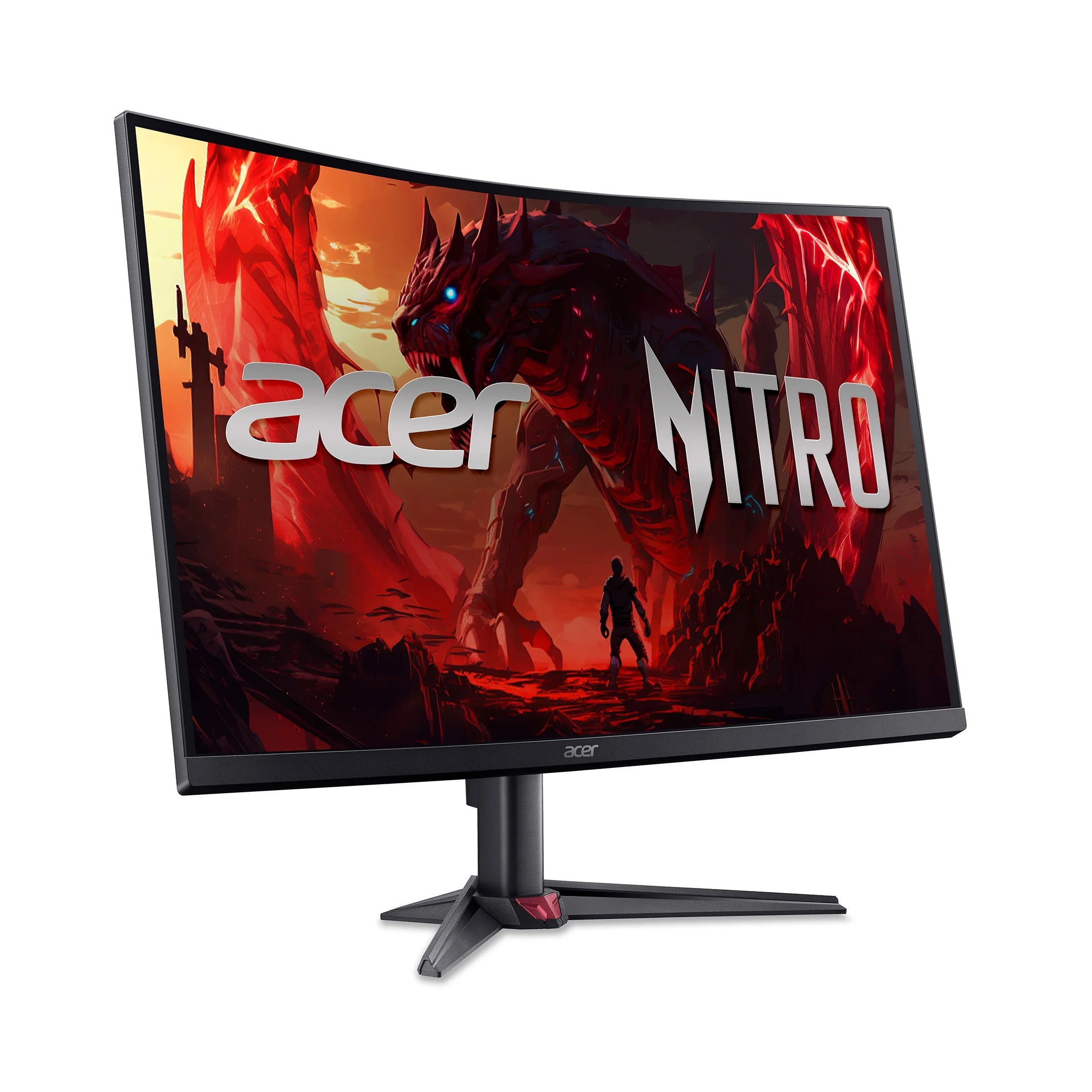 Nitro 31.5" (2560 X 1440) WQHD 1000R Curved 180Hz Gaming Monitor, AMD Freesync Technology, ED323QU P2Bmiipx, New