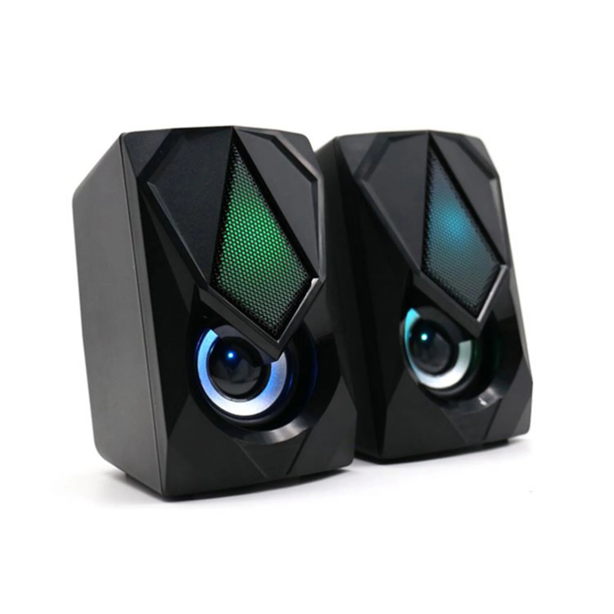 Multicolor LED Gaming Speakers, Quality Sound/Unique Colors, Adjustable Volume