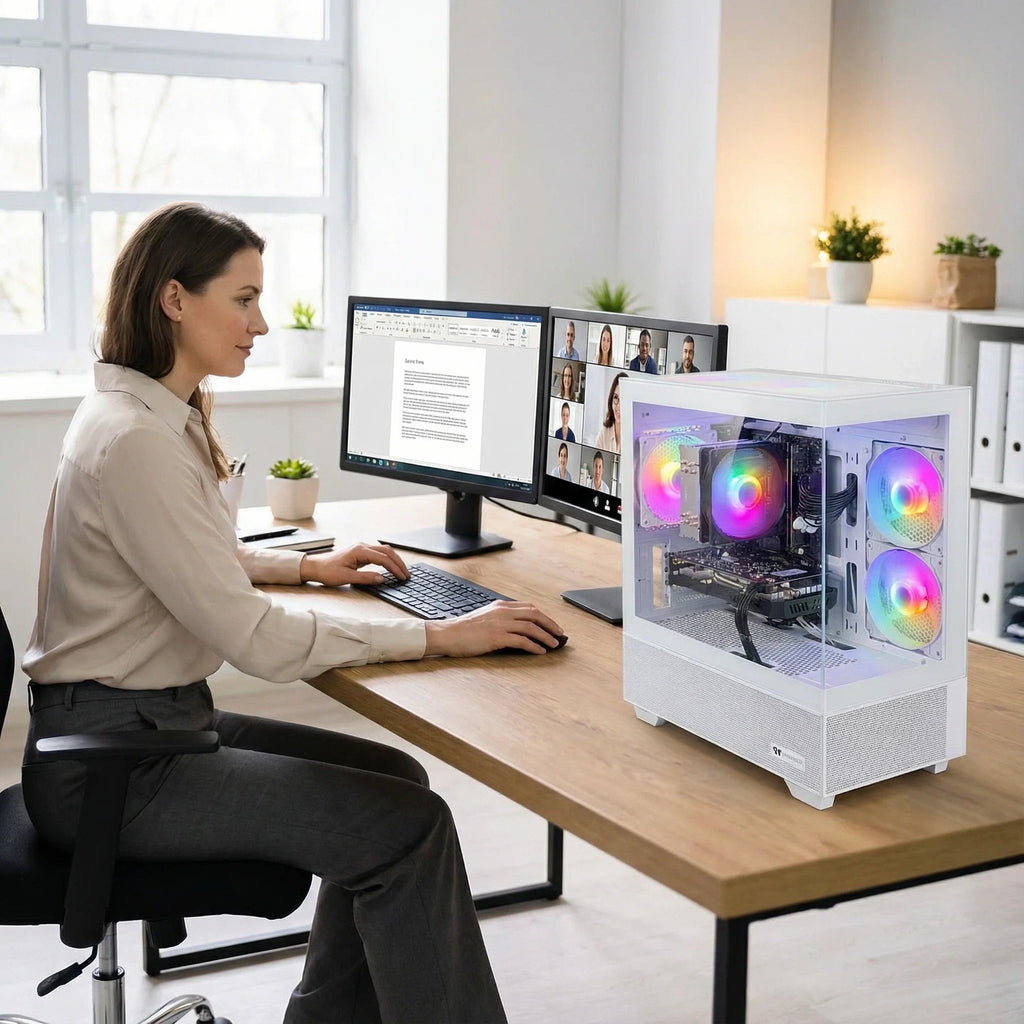 Gaming PC Desktop, I7 4790, GTX 1660 Super 6GB, 16GB DDR3, 512GB M.2 SSD, 550W 80PLUS Bronze PSU, Wifi 5, RGB Fan X5, Windows 11 Home