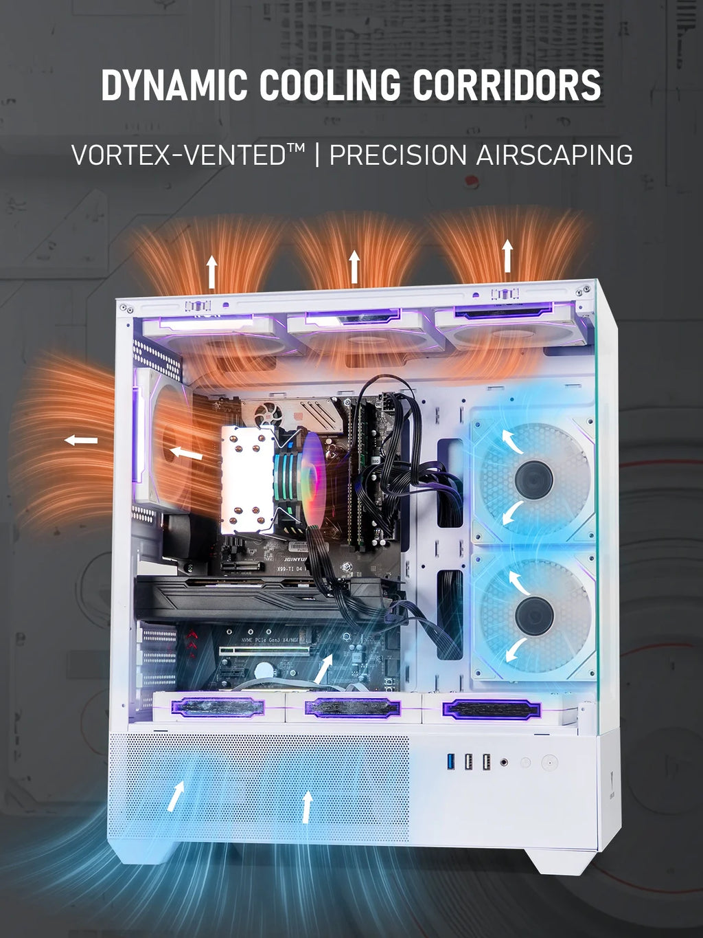 Pre-Built Gaming PC Intel Core I7 up to 4.0Ghz, 16GB RAM, 512GB SSD, 1TB HDD, NVIDIA GT 1030, Windows 11 Pro, ARGB Gaming Computer for Home Office, Daily Use