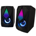Multicolor LED Gaming Speakers, Quality Sound/Unique Colors, Adjustable Volume